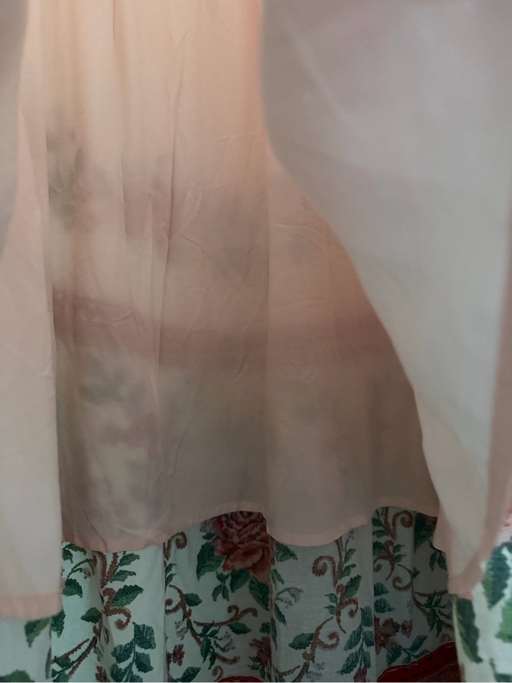 FARM RIO Floral Embroidered Linen Viscose Maxi Dress NWOT size XL - Picture 9 of 15